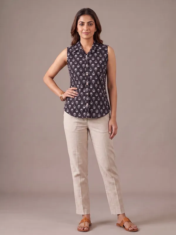 Aubergine_Floral_Print_Cotton_Shirt