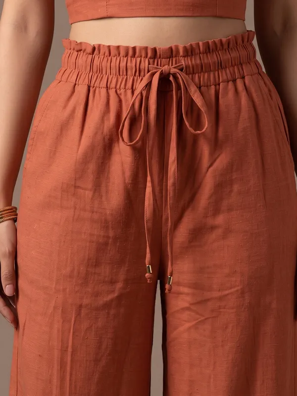 Linen_Blend_Trouser_Rust