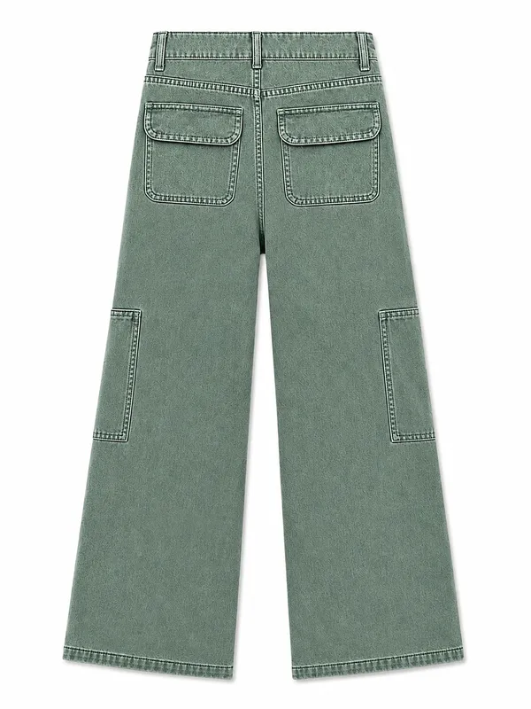 Green_Wide_Legs_Street_Jeans