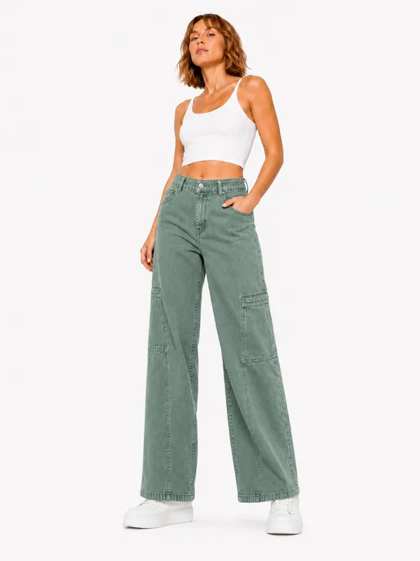 Green_Wide_Legs_Street_Jeans