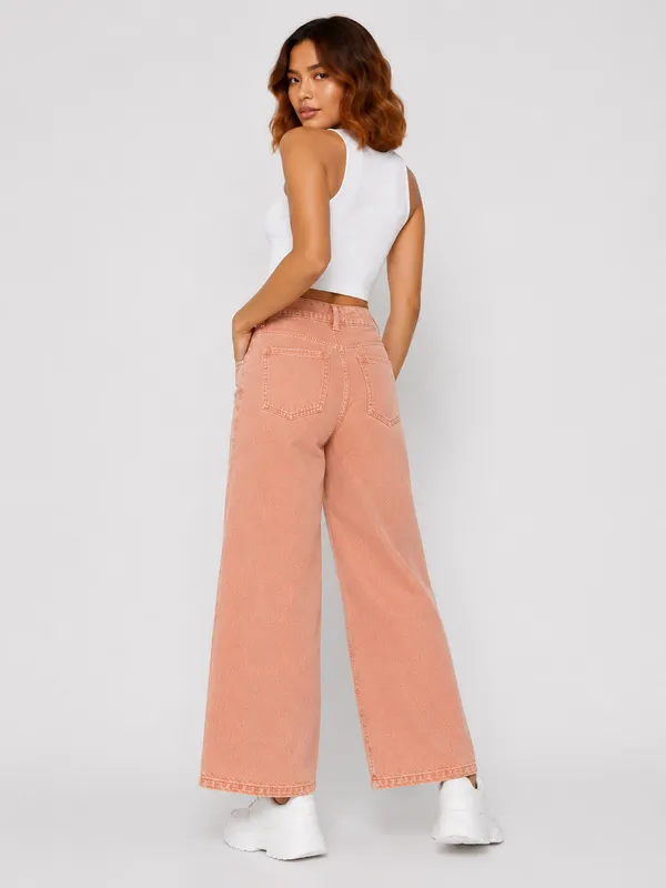 Peach_Wide_Legs_Jeans