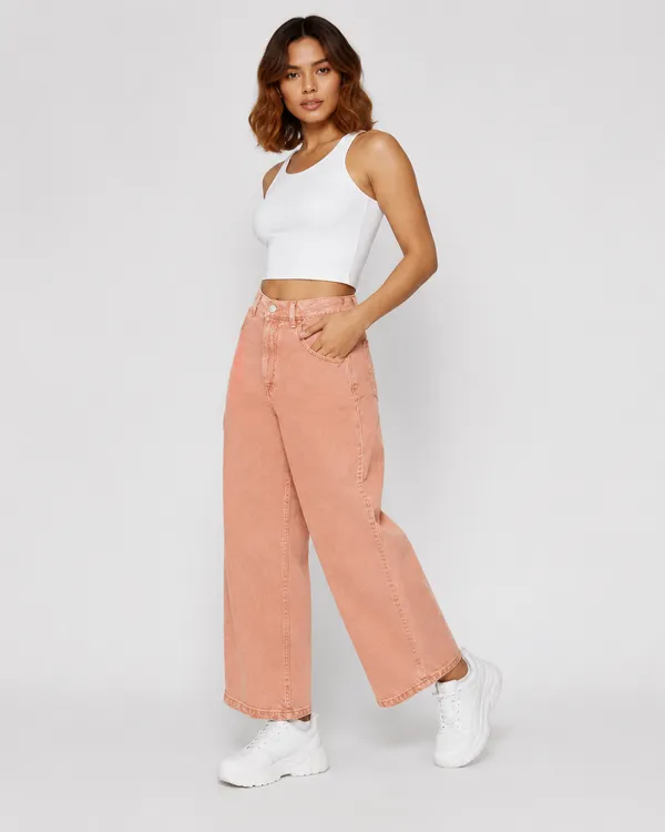 Peach_Wide_Legs_Jeans