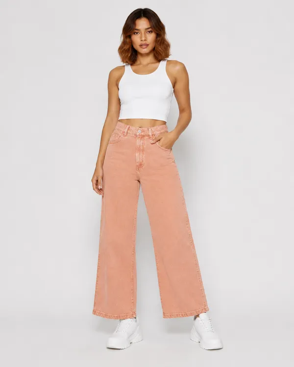 Peach_Wide_Legs_Jeans