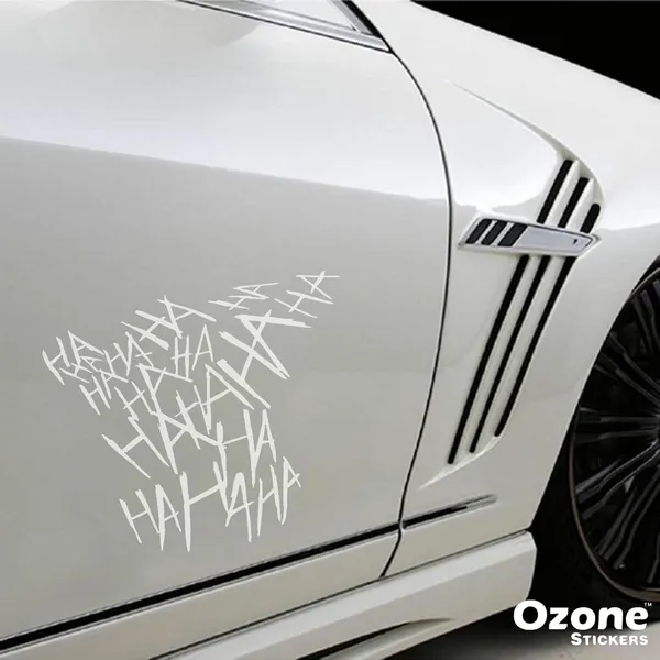 Hahaha_Car_Sticker_Car_Sticker_Suitable_For_Car_Back_Window_Side_Door_And_Bumper_Vinyl_Sticker_Waterproof_White_Reflective