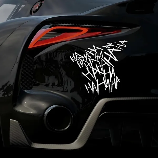 Hahaha_Car_Sticker_Car_Sticker_Suitable_For_Car_Back_Window_Side_Door_And_Bumper_Vinyl_Sticker_Waterproof_White_Reflective