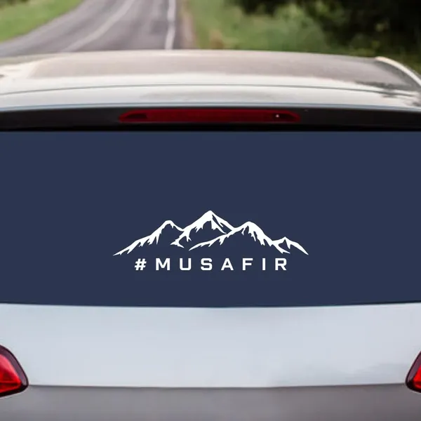 Musafir_Mountain_Range_Vinyl_Decal_For_Cars_Waterproof_Self_Adhesive_White_Pack_Of_2