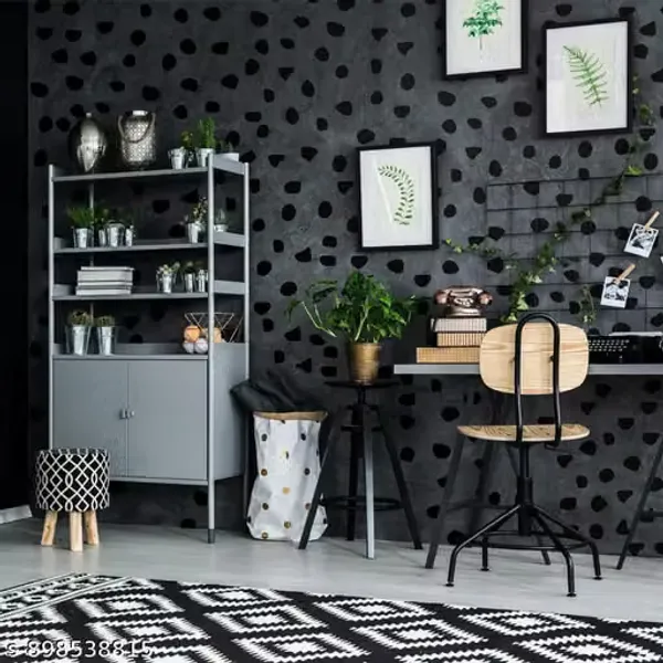 240_Pieces_Irregular_Polka_Black_Dots_Boho_Headboard_Sticker_Vinyl_Nursery_Wall_Decals_Wall_Decor_Peel_And_Stick_Dot_Wallpaper_Sticker_For_Kids_Baby_Girl_Bedroom_Home_Classroom_Decoration