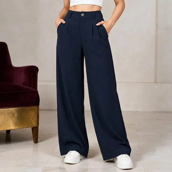 Black_Cotton_Wide_Leg_Korean_Pants_For_Women