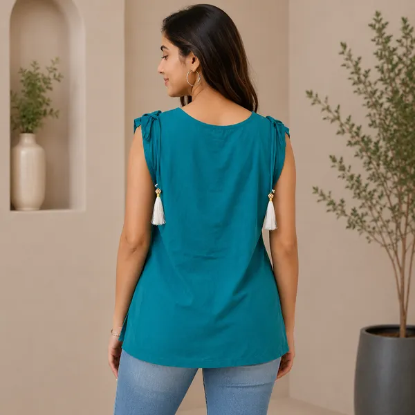 Sky_Blue_Cotton_Embroidered_Sleeveless_Top_For_Women