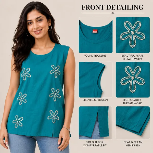 Sky_Blue_Cotton_Embroidered_Sleeveless_Top_For_Women