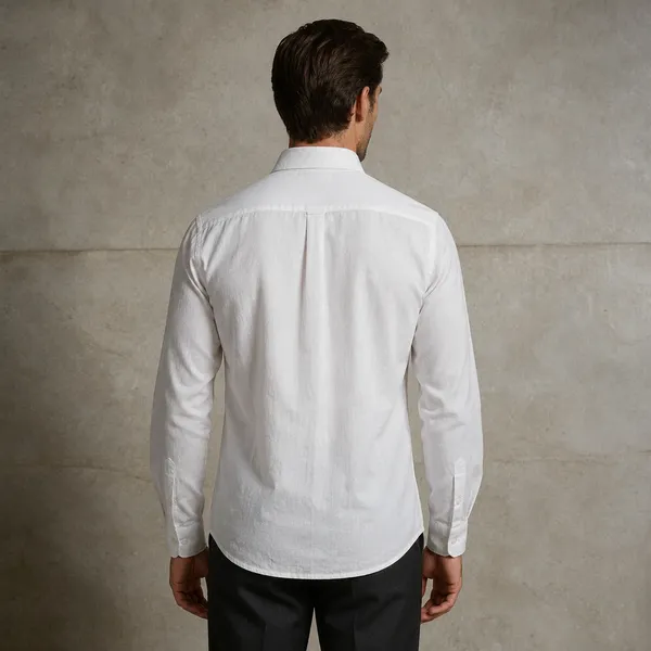 White_Linen_Regular_Fit_Full_Sleeve_Shirt_For_Men