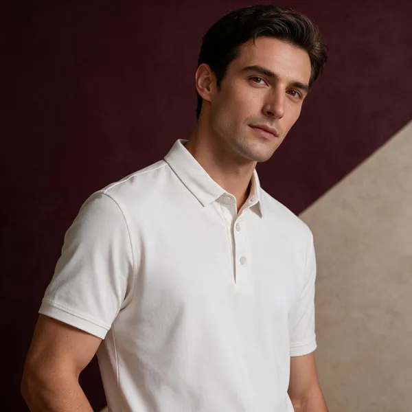 White_Polyester_Blend_Regular_Fit_Polo_T-Shirt_For_Men