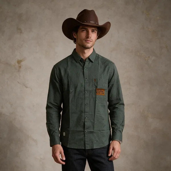 Bottle_Green_Stretchable_Full_Sleeve_Casual_Shirt_For_Men