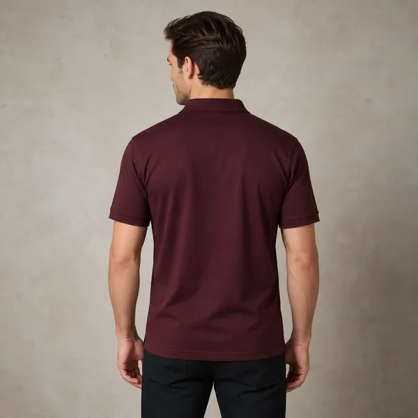 Wine_Polyester_Blend_Regular_Fit_Polo_T-Shirt_For_Men
