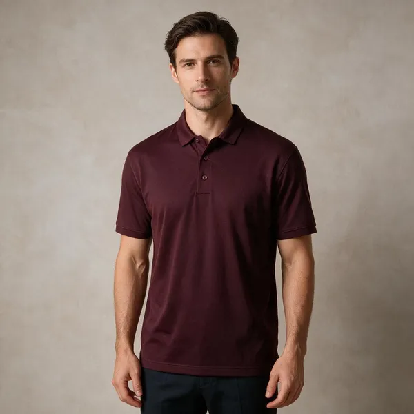 Wine_Polyester_Blend_Regular_Fit_Polo_T-Shirt_For_Men