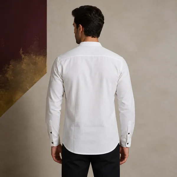 White_Linen_Straight_Kurta_For_Men
