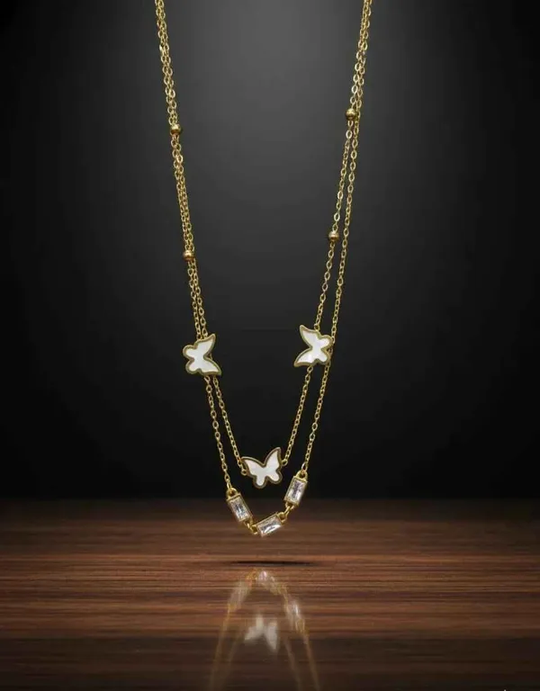 Butterfly_Crystal_Layered_Necklace_Gold_Tone_Finish