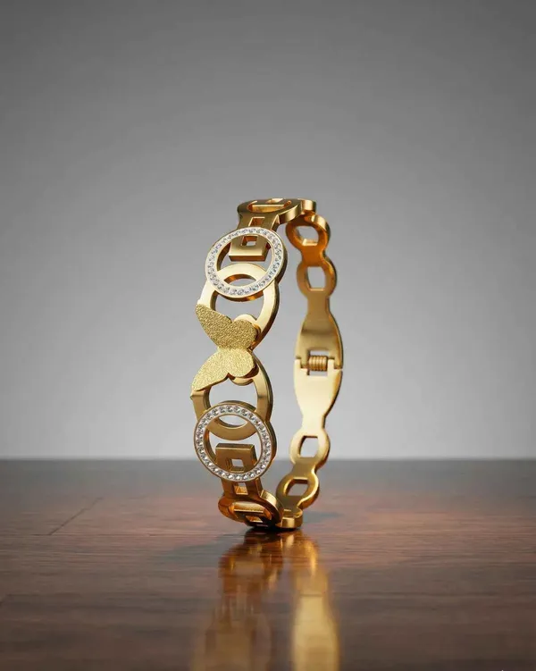 Butterfly_Link_Bracelet_A_Symbol_Of_Strength_Freedom_Golden_Glow