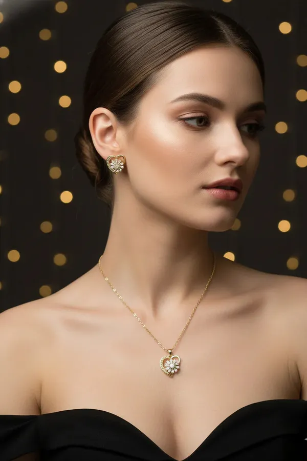 Eternal_Heart_Radiance_Jewellery_Set_Necklace_Earrings_In_Gold_Tone_Finish