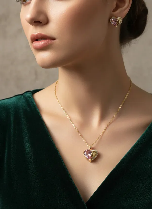 Heart_Of_Passion_Jewellery_Set_Necklace_Earrings_In_Gold_Tone_Finish
