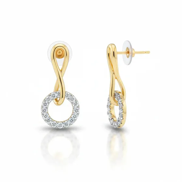 Interlinked_Circle_Crystal_Earrings_Gold_Tone_Finish