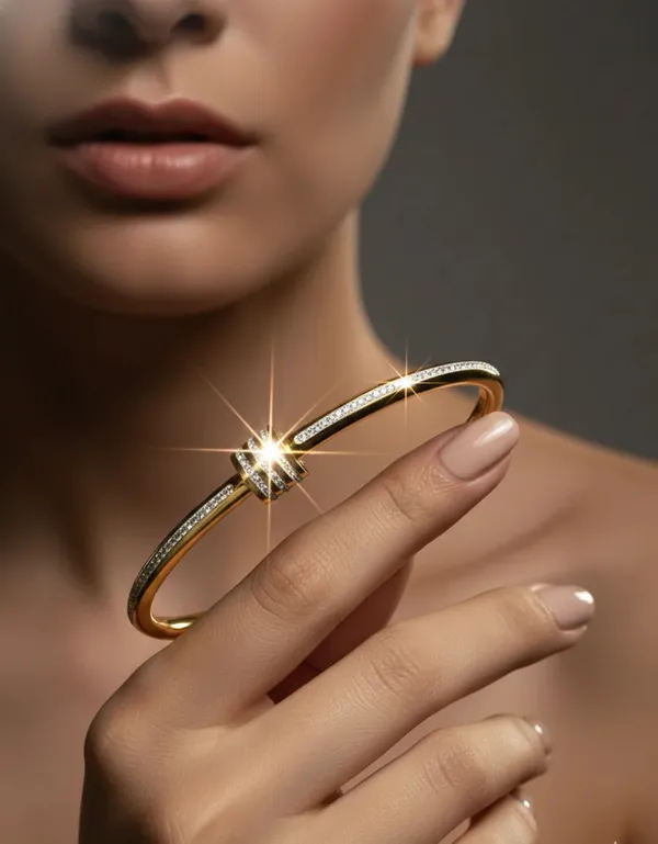 Sleek_Crystal_Detail_Bracelet_18k_Gold_Tone_Finish