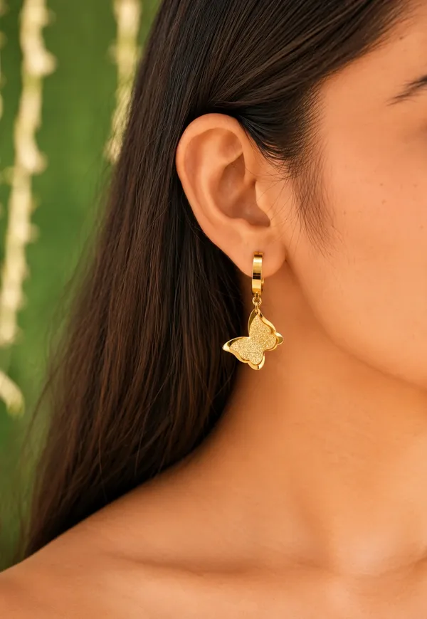 Golden_Butterfly_Hoop_Earrings_Gold