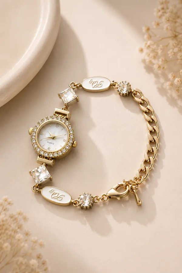 Celeste_Crystal_Bracelet_Watch_Gold
