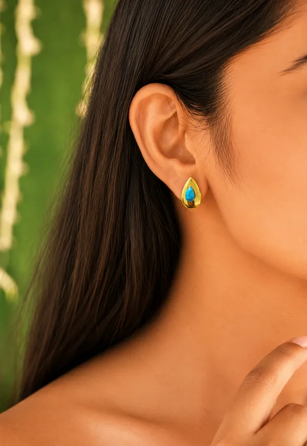 Turquoise_Teardrop_Stud_Earrings_Turquoise