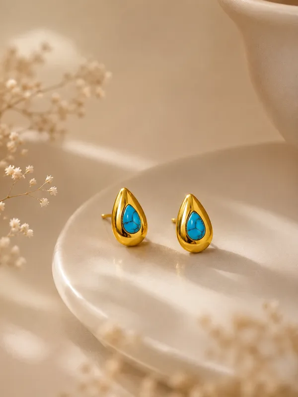 Turquoise_Teardrop_Stud_Earrings_Turquoise