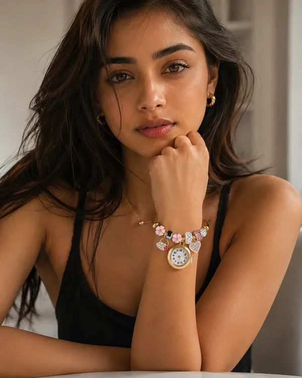 Bloom_Charm_Bracelet_Watch_Gold