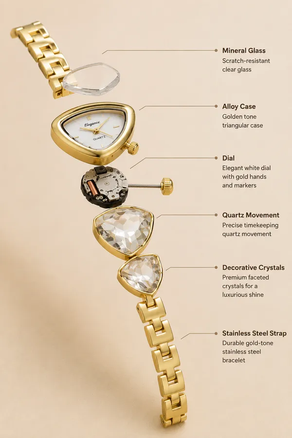Crystal_Charm_Bracelet_Watch_White