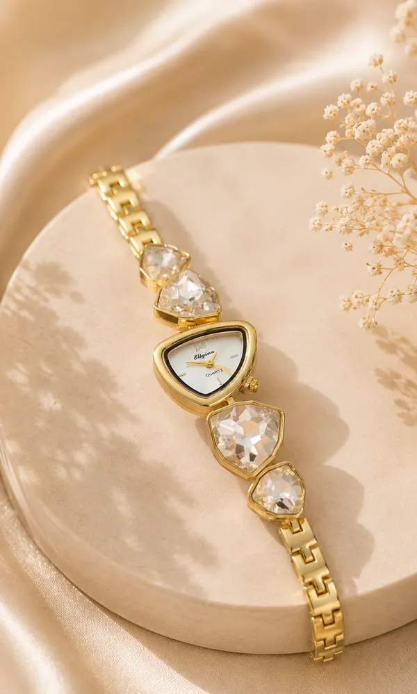 Crystal_Charm_Bracelet_Watch_White