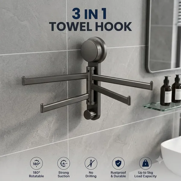 4_Bar_Suction_Towel_Holder_for_Bathroom,_Rust-Free_Powder_Coated_Wall_Mounted_Towel_Rack,_No_Drill_Towel_Organizer,_Modern_Bathroom_Accessories