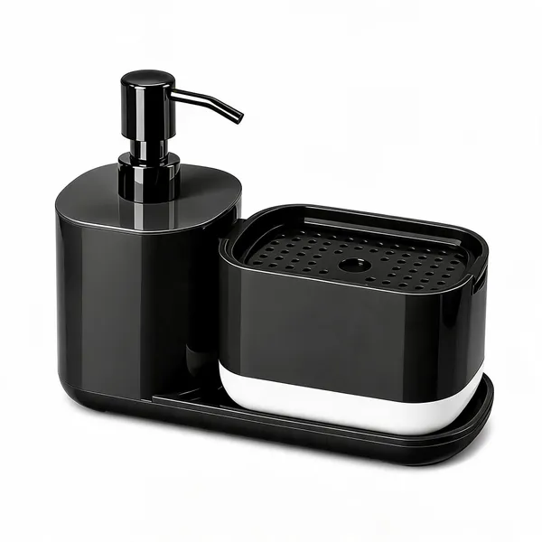 Plastic_Modern_Two-Tone_Bathroom_Soap_Dispenser_Set
