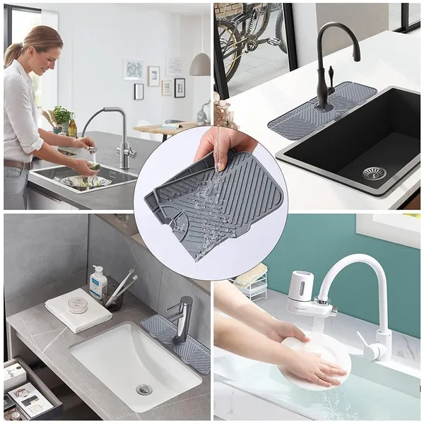 2PCS_Kitchen_Sink_Splash_Guard,_Silicone_Water_Catcher_Mat,_Draining_Pad_Behind_Faucet,_Rubber_Drying_Mat_for_Kitchen_&_Bathroom_Countertop_Splash_Protector_&_Storage,_Non-Slip_Soap_Holder