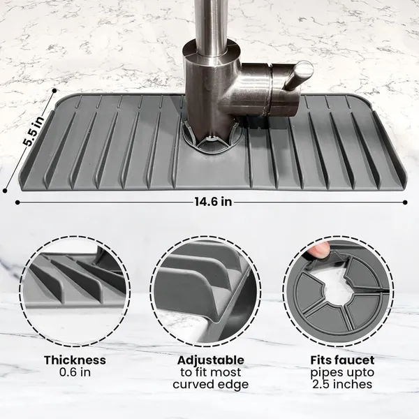 2PCS_Kitchen_Sink_Splash_Guard,_Silicone_Water_Catcher_Mat,_Draining_Pad_Behind_Faucet,_Rubber_Drying_Mat_for_Kitchen_&_Bathroom_Countertop_Splash_Protector_&_Storage,_Non-Slip_Soap_Holder