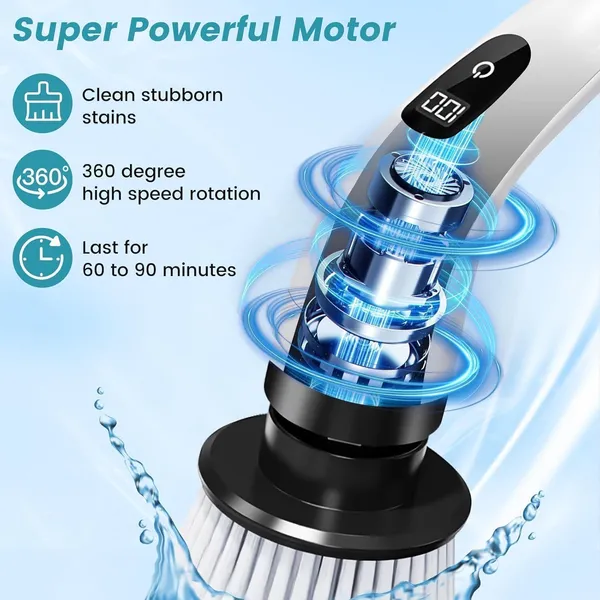 9_in_1_Electric_Spin_Scrubber,_Cleaning_Brush_Scrubber_for_Home,_400RPM/Mins-9_Replaceable_Brush_Heads-90Mins_Work_Time,_Adjustable_Size,2_Adjustable_Speeds_for_Bathroom_Shower