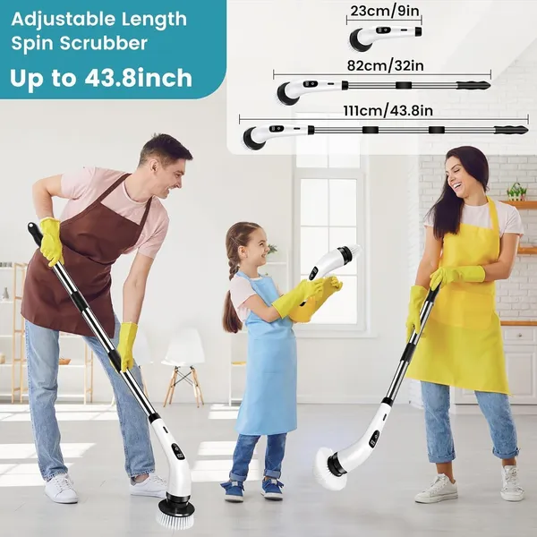 9_in_1_Electric_Spin_Scrubber,_Cleaning_Brush_Scrubber_for_Home,_400RPM/Mins-9_Replaceable_Brush_Heads-90Mins_Work_Time,_Adjustable_Size,2_Adjustable_Speeds_for_Bathroom_Shower