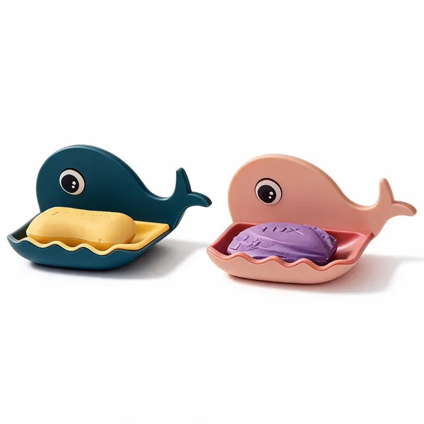 Plastic_Whale_Shape_Bathroom_Soap_Dish_-_Pack_of_2