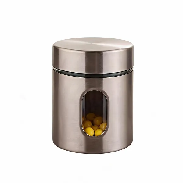 Stainless_Steel_Modern_Window_View_Kitchen_Storage_Jar