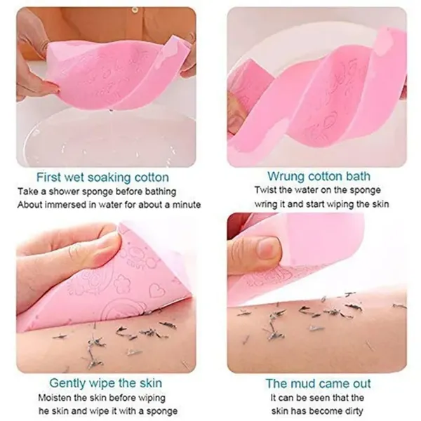3PCS_Exfoliating_Sponge_Ultra_Soft_Bath_Scrubber_for_Kids_Body_Scrub_for_Bathing_Exfoliator_for_Body_Wash,_Dead_Skin_Removal_Bathing