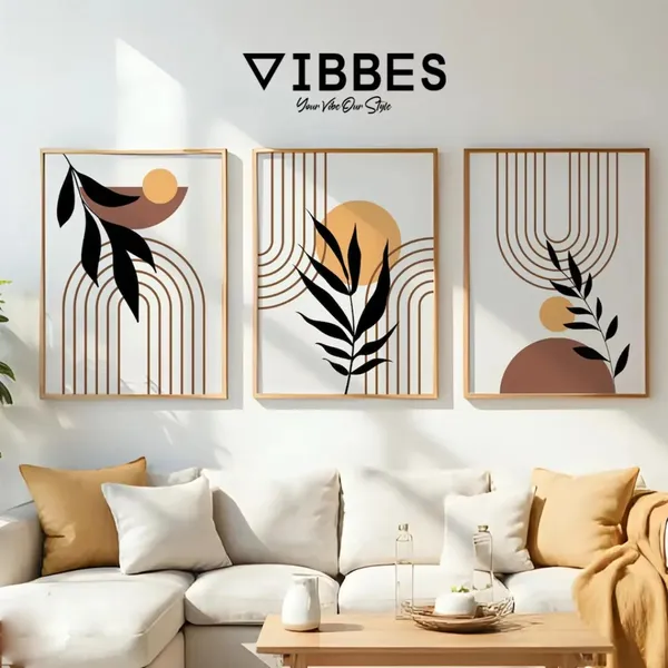 Wooden_Modern_Abstract_Botanical_Framed_Wall_Art_-_Set_Of_3