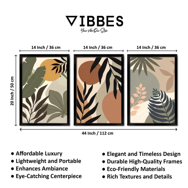 Modern_Botanical_Leaf_Print_Framed_Wall_Art_Set_-_Set_Of_3
