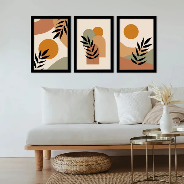 Abstract_Botanical_Minimalist_Framed_Wall_Art_Set_Of_3