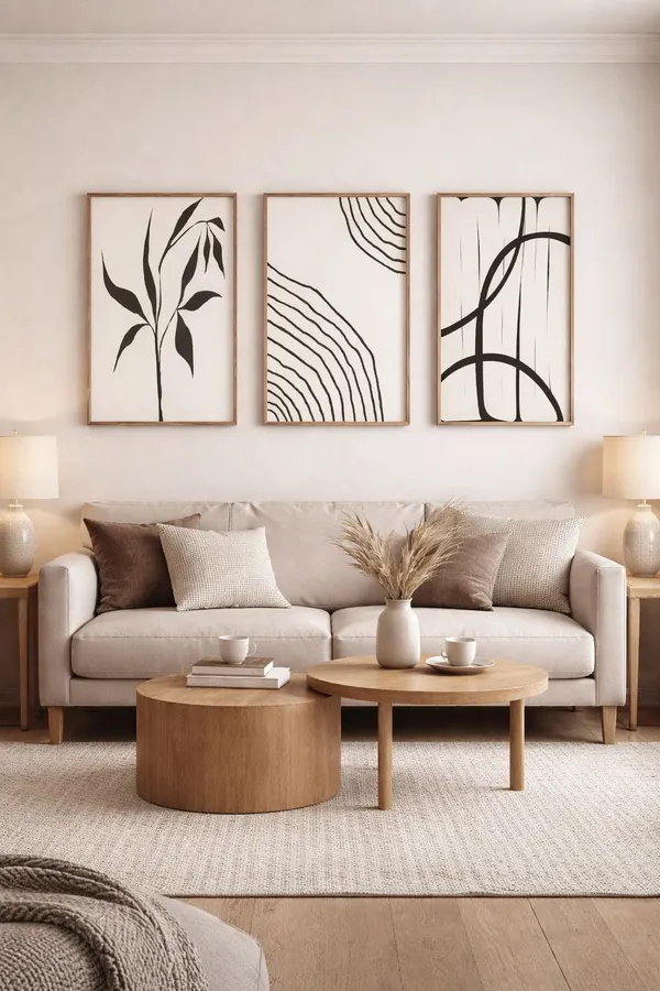Wooden_Modern_Botanical_Set_Of_3_Wall_Art_Frames