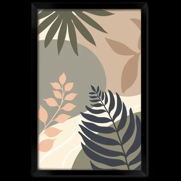 Modern_Botanical_Leaf_Print_Framed_Wall_Art_Set_-_Set_Of_3