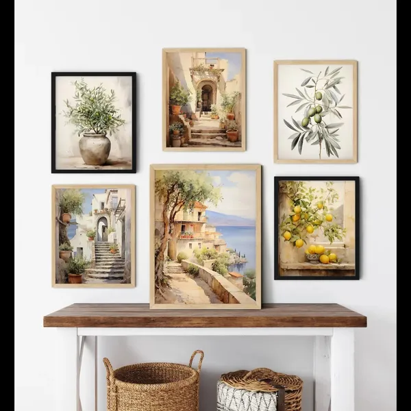 Wood_Mediterranean_Lemon_Botanical_Framed_Wall_Art_-_Set_Of_6