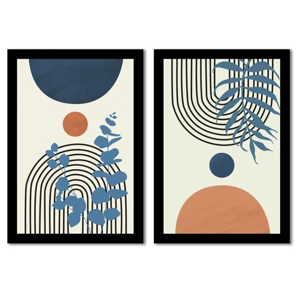 Abstract_Botanical_Set_Of_2_Framed_Wall_Art