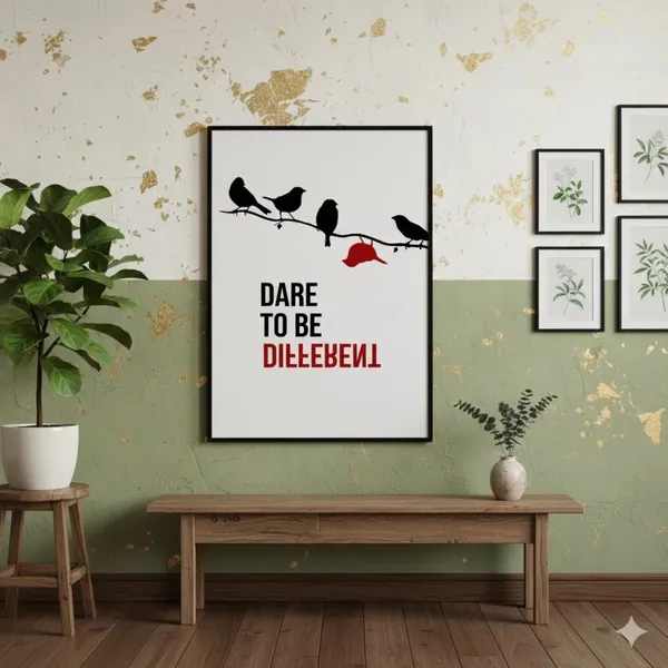 Framed_Modern_Bird_Typography_Wall_Art